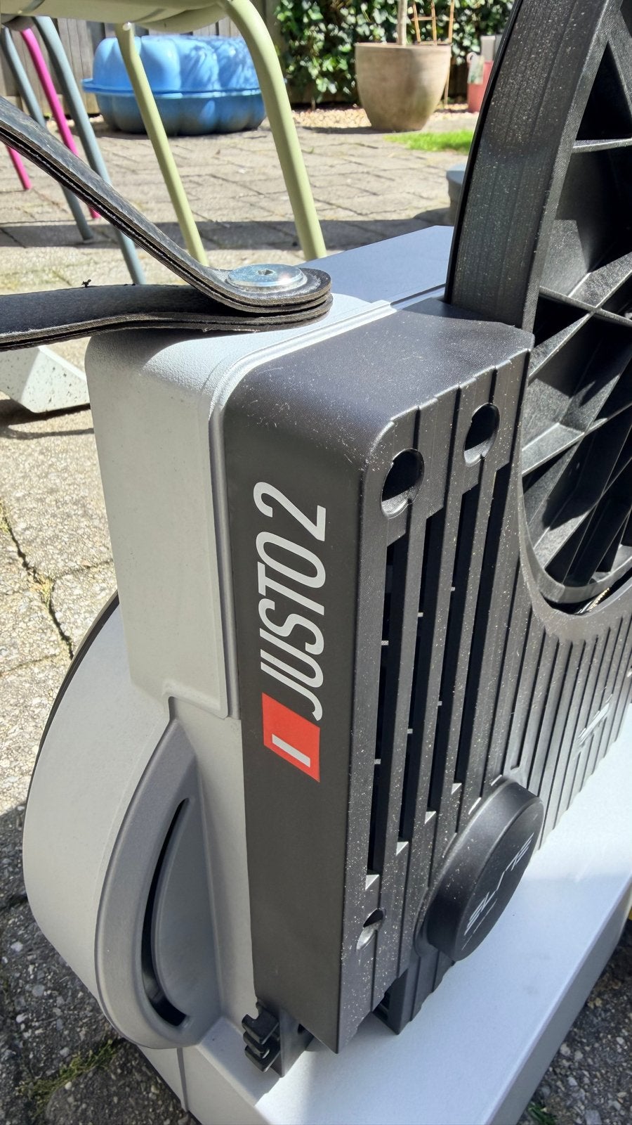 Elite Justo 2 Direct Drive Fietstrainer, Overige materialen, Heren, Meer dan 20 versnellingen, Ophalen