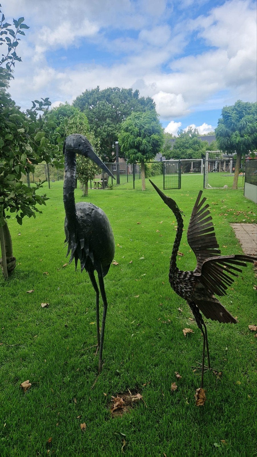 2 ijzere vogels, Ophalen of Verzenden, Zo goed als nieuw