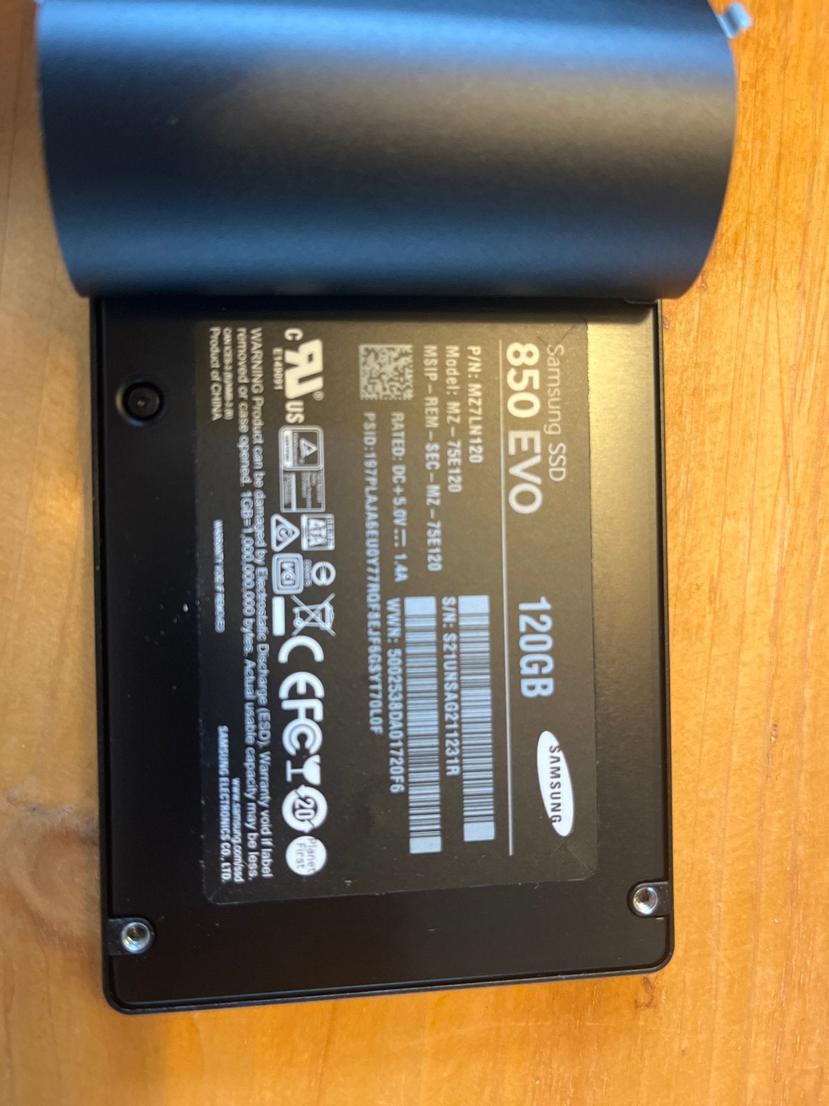 Samsung 850 EVO 120GB SSD - Snelle en Betrouwbare Opslag, Intern, Server, Ophalen of Verzenden, Zo goed als nieuw
