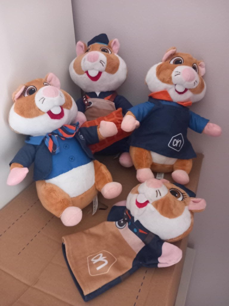 AH Hamsters Winkelmedewerkers, Hamster, Ophalen of Verzenden, Zo goed als nieuw, Albert Heijn