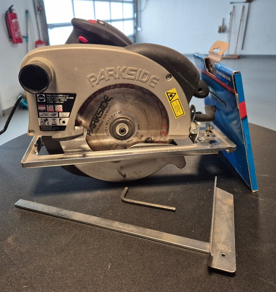 Handcirkelzaag, Doe-het-zelf en Verbouw, Ophalen, Gebruikt, Cirkelzaag, Parkside