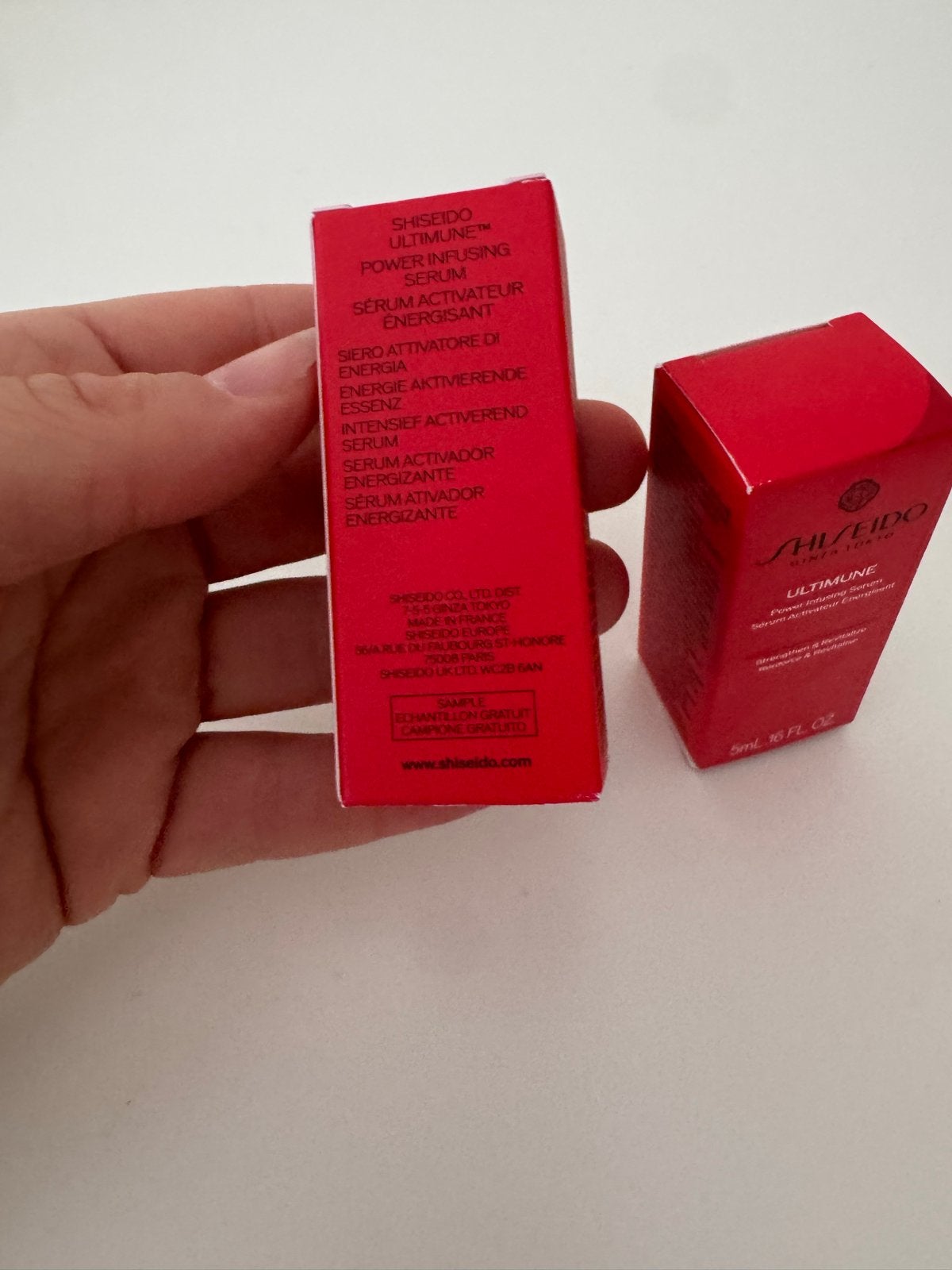 Shiseido Ultimune Power Infusing Serum - 2x 5ml, Sieraden, Tassen en Uiterlijk, Uiterlijk | Gezichtsverzorging, Ophalen of Verzenden