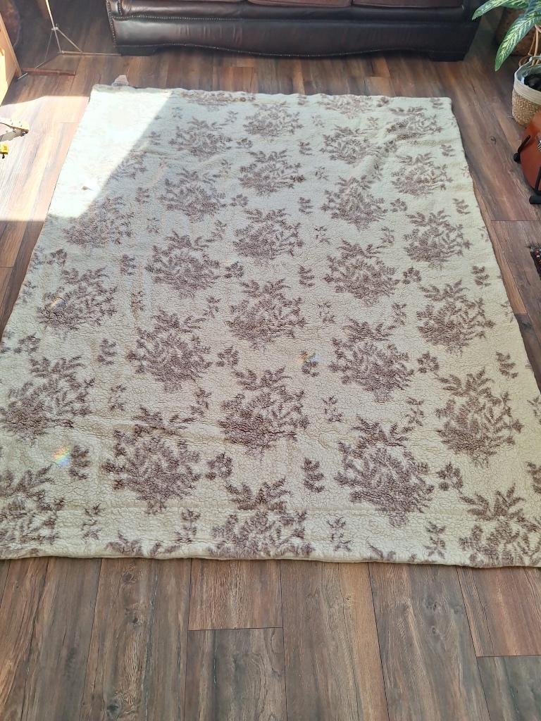 Luxe merino wollen deken 250x200 cm – Vithermo – extra groot, Ophalen of Verzenden, Gebruikt