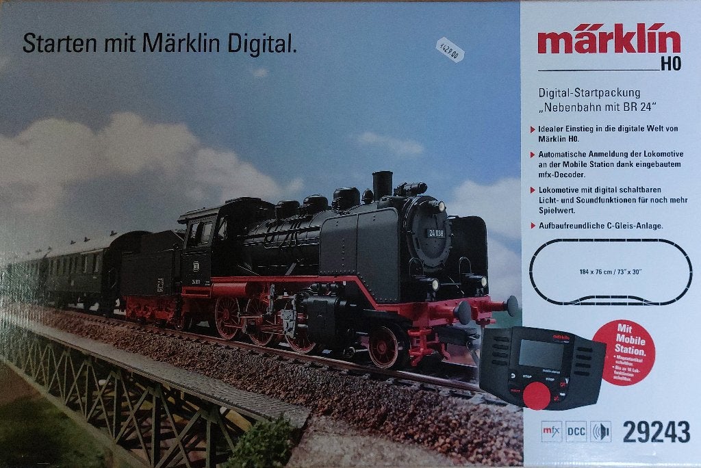 Märklin modelspoorbaan compleet met dorp in een koop, Ophalen, Wisselstroom, Gebruikt, Overige typen