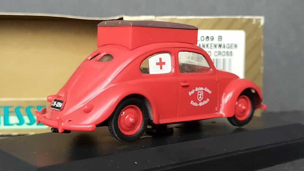 Volkswagen VW kever Rotes Kreuz ambulance 1:43 Vitesse Pol, Overige merken, Auto, Verzenden, .