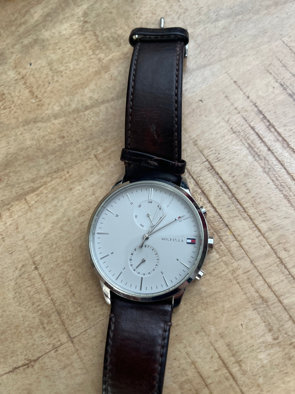 Tommy Hilfiger Herenhorloge - Klassiek en Stijlvol, Overige merken, Staal, Polshorloge, Ophalen of Verzenden