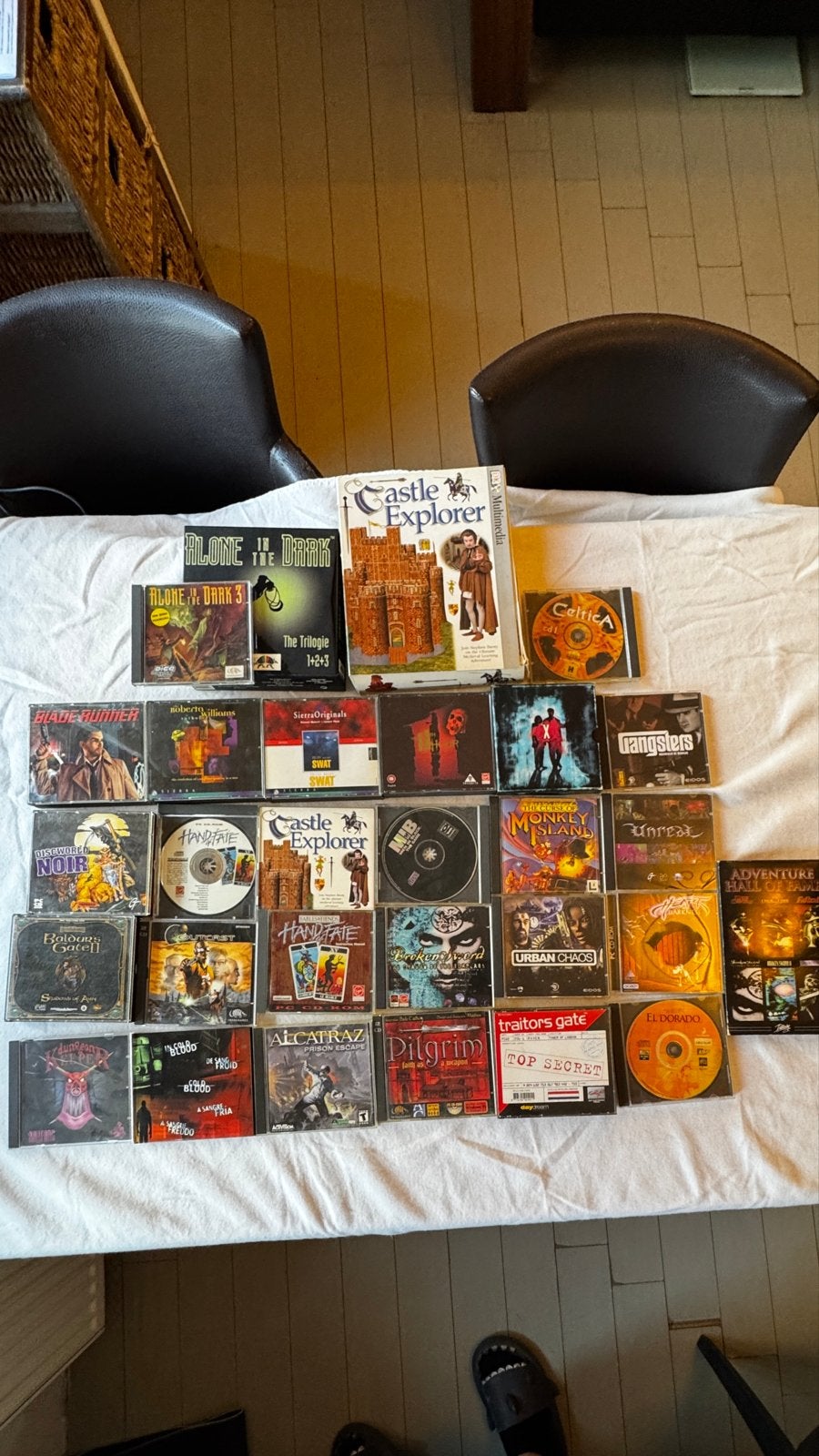 Grote collectie vintage PC games (Alone in the Dark, Blade R, Gebruikt, Overige genres, 1 speler, Ophalen of Verzenden