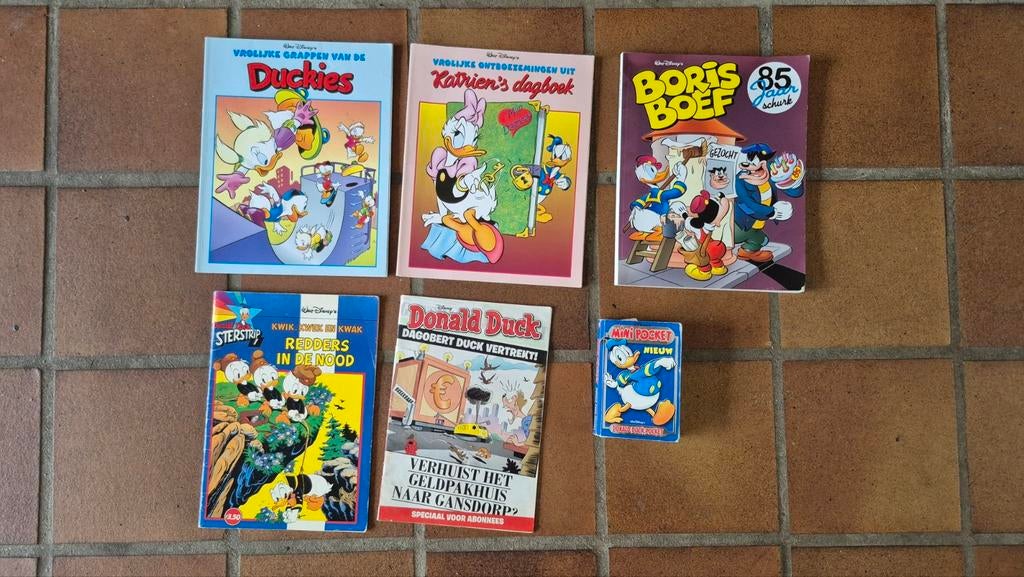 Donald Duck & Duckies stripboeken collectie, Meerdere stripboeken, Ophalen of Verzenden, Gelezen, Walt Disney