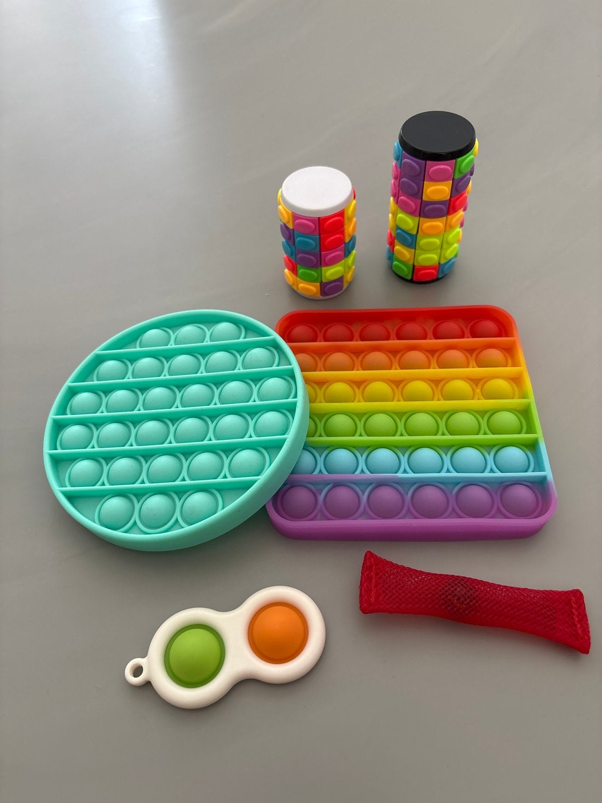 Fidget Speelgoed Set: Pop It, Simple Dimple, en Meer!, Ophalen of Verzenden, Zo goed als nieuw, Jongen of Meisje