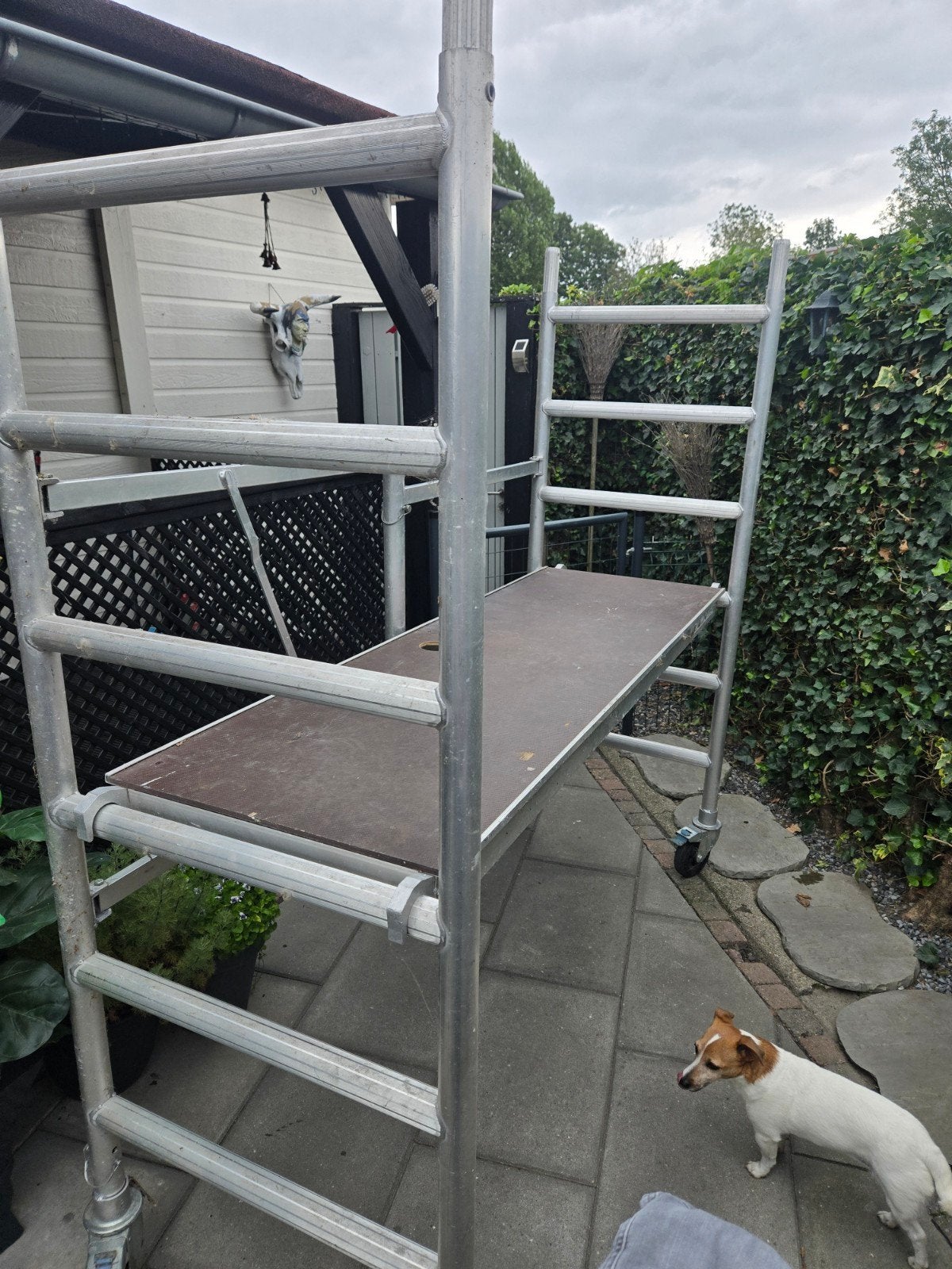 Rolsteiger 2m hoog, 60cm breed, werkhoogte 4-4.5m, Ophalen