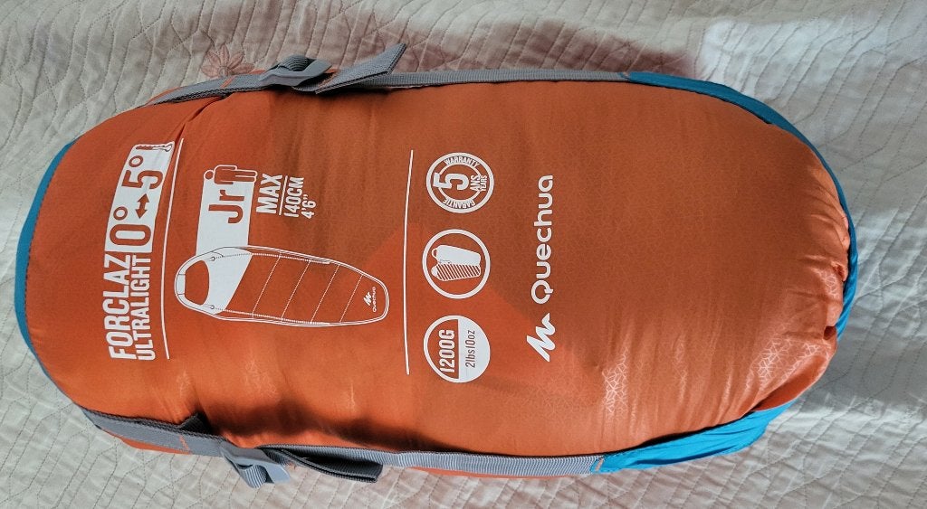 Quechua Quechua Forclaz Ultralight kinderslaapzak, Ophalen, Zo goed als nieuw