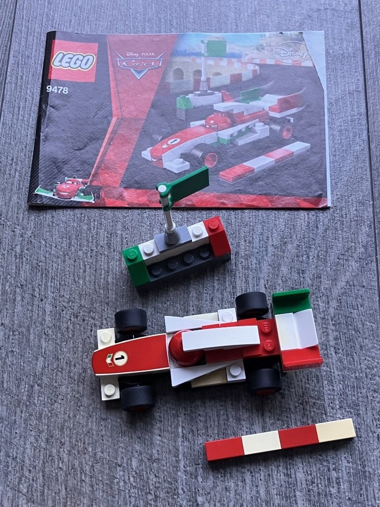 LEGO Cars 2 Francesco Bernoulli - 9478, Gebruikt, Lego, Compleet, Ophalen of Verzenden