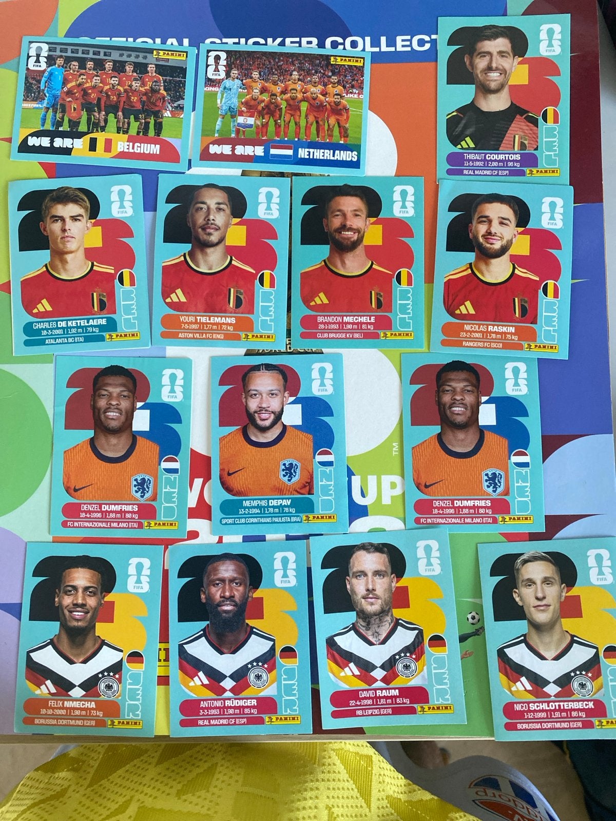 Panini FIFA WK 2026 Stickers - België, Nederland, Duitsland, Ophalen of Verzenden, Nieuw, Meerdere stickers