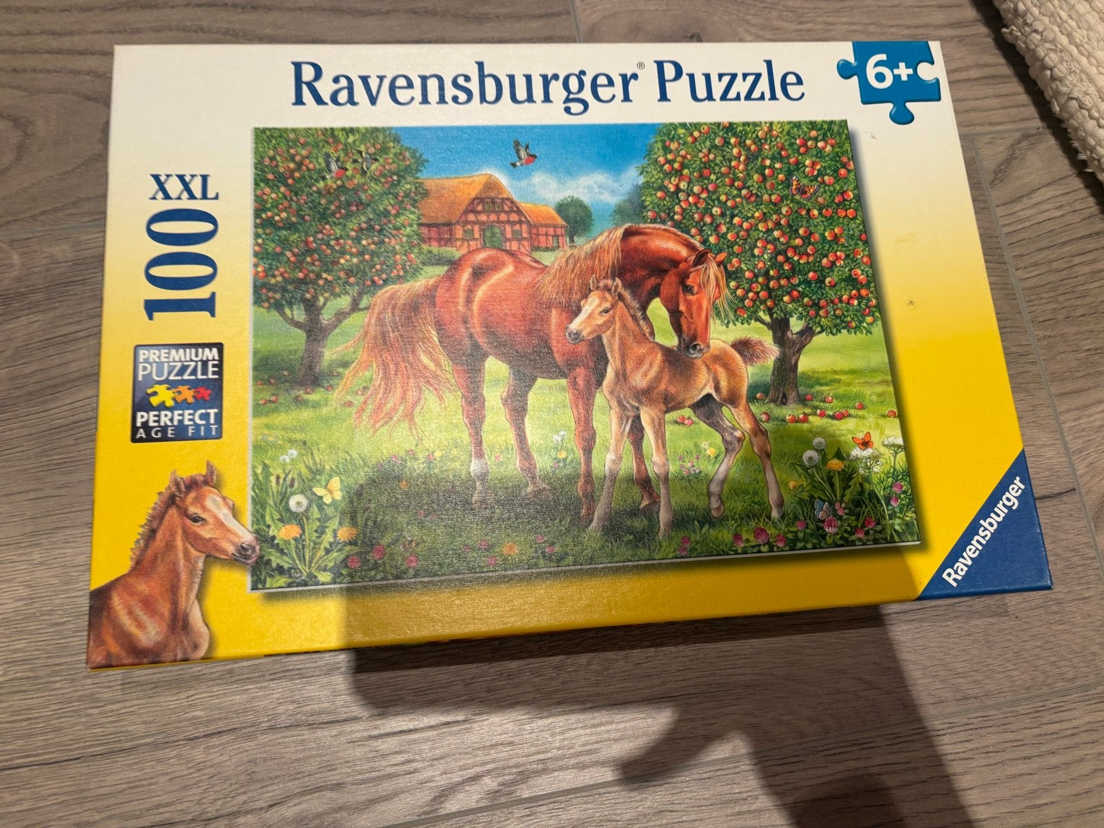 Ravensburger XXL Paarden Puzzel 100 stukjes, Ophalen, 10 tot 50 stukjes, Gebruikt, 6 jaar of ouder