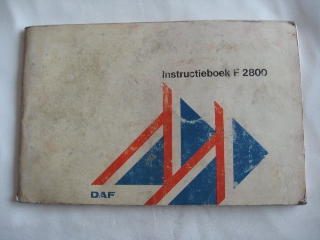 DAF F 2800 instructie boekje, Ophalen of Verzenden