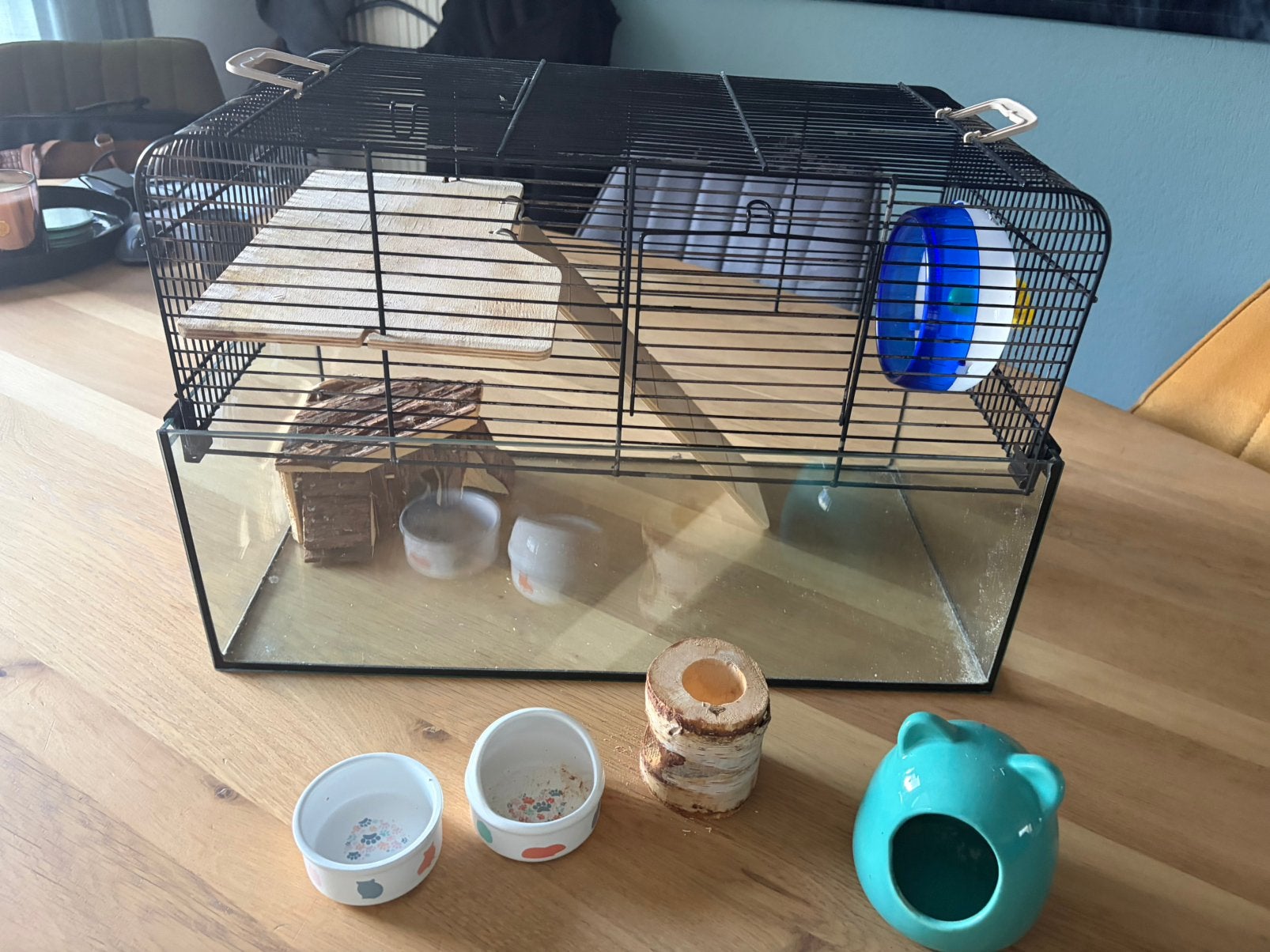 Complete hamsterkooi, Kooi, Minder dan 75 cm, Zo goed als nieuw, Hamster