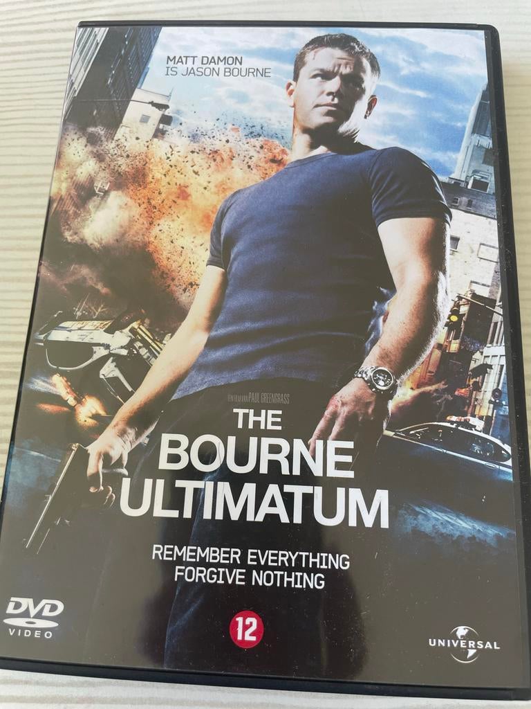 The Bourne Ultimatum DVD - Actiethriller met Matt Damon, Vanaf 12 jaar, Ophalen of Verzenden, Gebruikt, Actiethriller