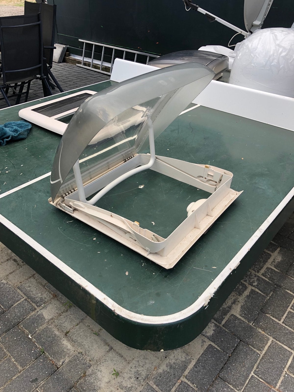 40 x 40 Dakraam voor camper of caravan, Ophalen, ., ., Info@arob.nl