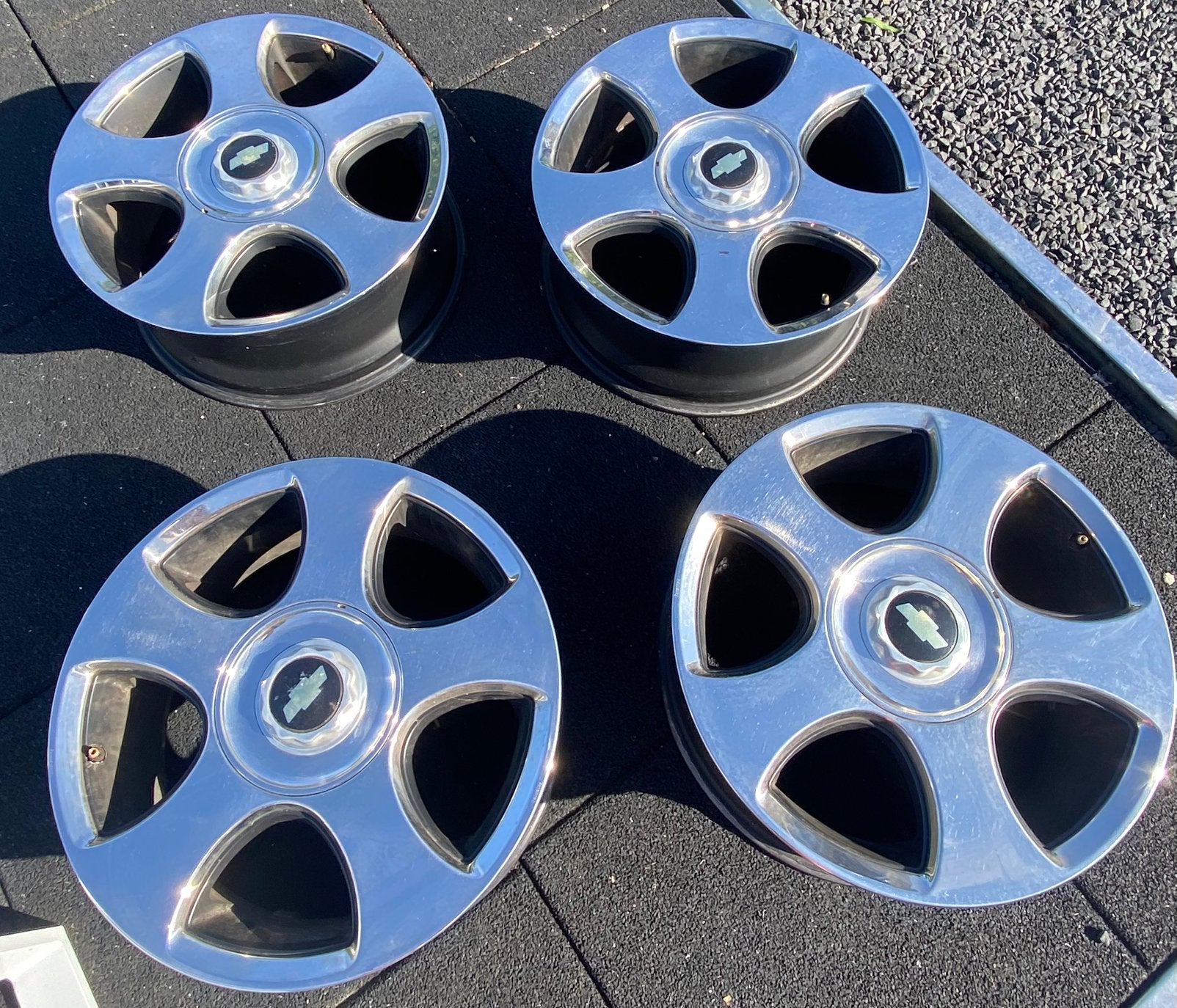 4 chevrolet velgen, Ophalen, Zo goed als nieuw
