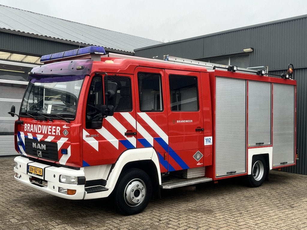 MAN LE 180 C Motorspuitaanhanger Automaat Matriaalwagen Aggr, Auto's, Radio, Zwart, 179 pk, MAN