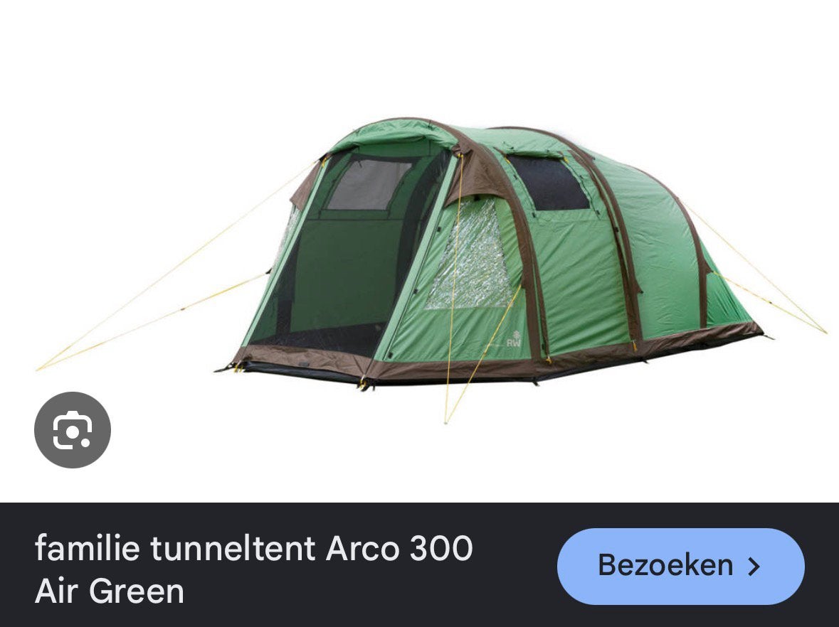 Opblaasbare tent redwood arco, Ophalen, Gebruikt, Tot en met 3