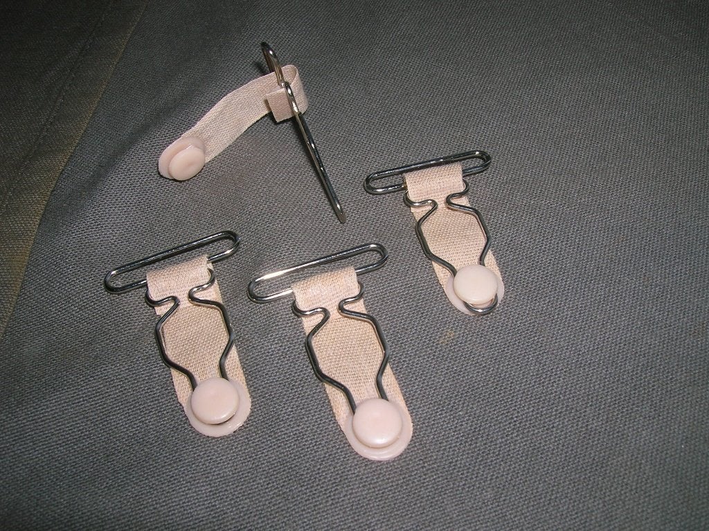 4 losse jarretels licht beige, Ophalen of Verzenden, Zo goed als nieuw, Overige typen