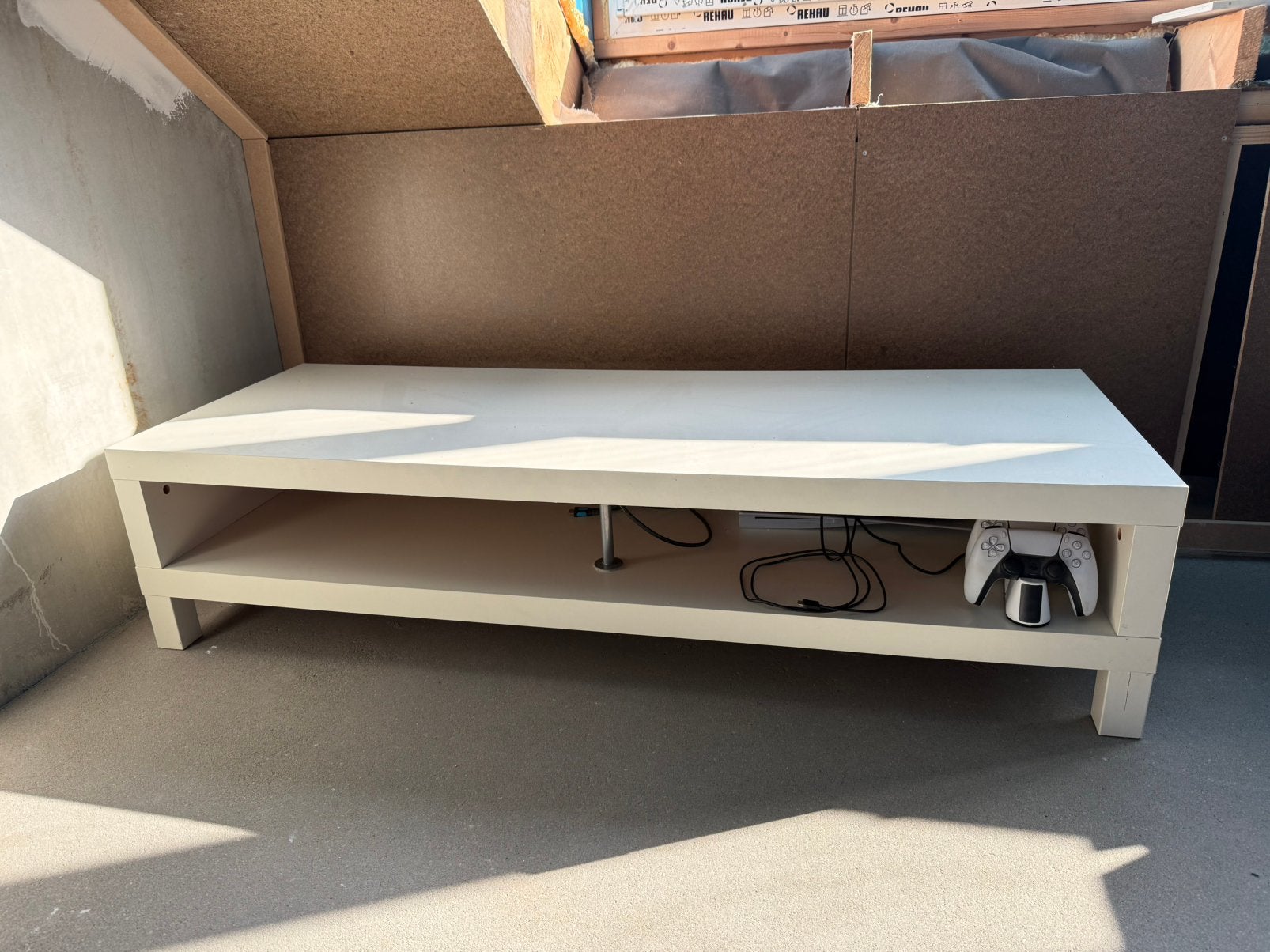 Wit tv meubel, Ophalen, Gebruikt, 25 tot 50 cm, Minder dan 100 cm