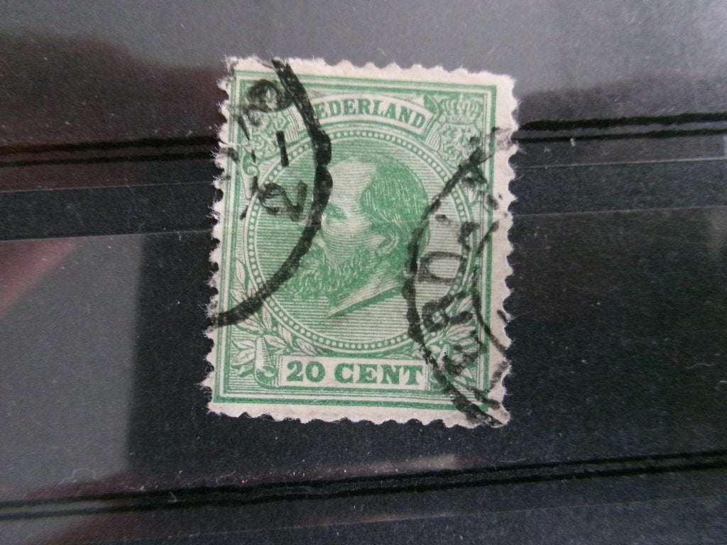 1872 - koning willem 3 - 20 ct (259a), Postzegels en Munten, Ophalen of Verzenden, Gestempeld