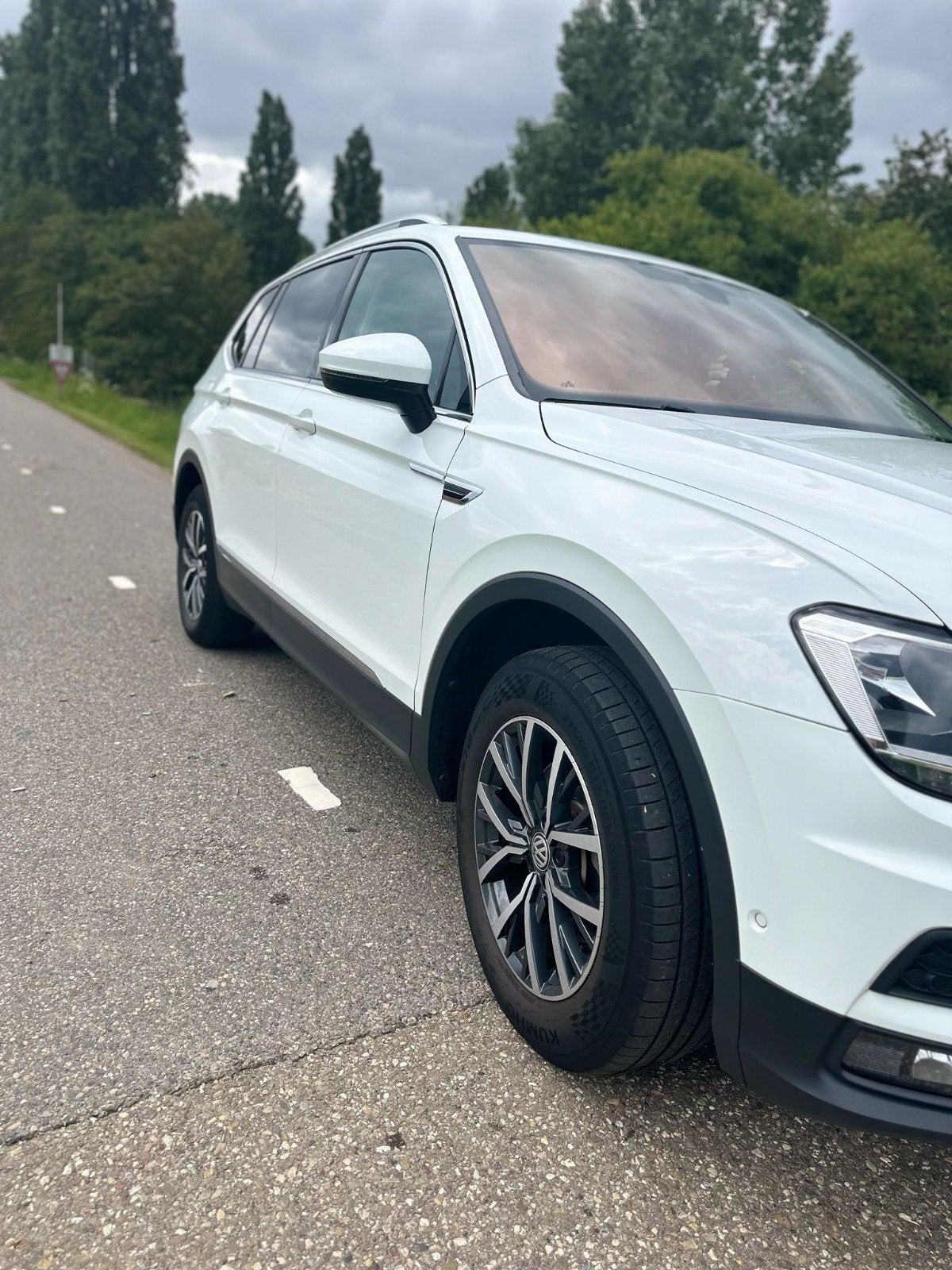 Full option Volkswagen Tiguan 1.5 TSI 150pk OPF ACT 7-DSG, Auto's, Volkswagen, 4 cilinders, Wit, 75 €/maand, Particulier