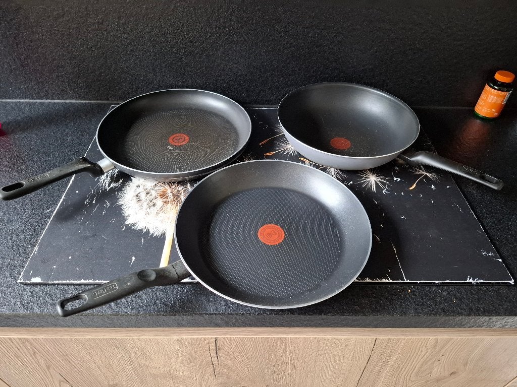 Koekenpannen Tefal, Koekenpan, Antiaanbaklaag, Aluminium, Ophalen of Verzenden