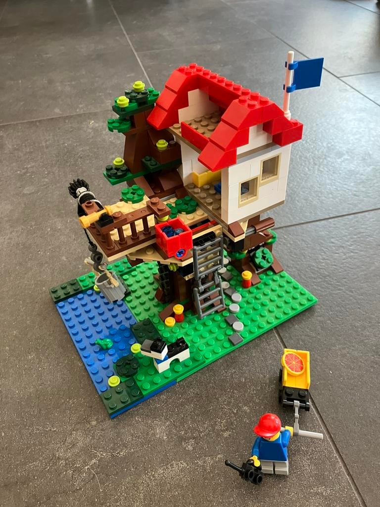 Lego 31010 boomhut 3in1, Ophalen of Verzenden, Zo goed als nieuw, Complete set, Lego