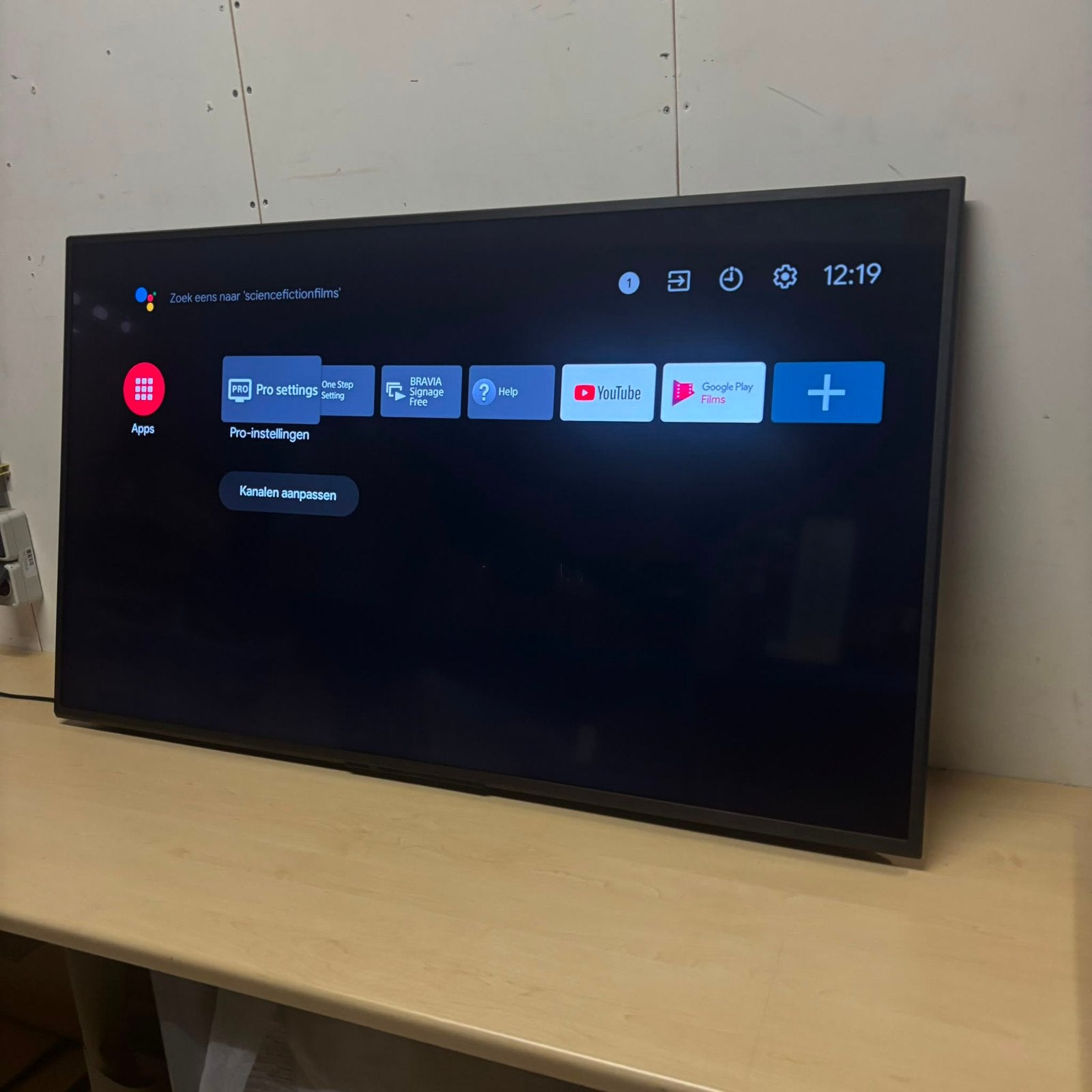 Sony professional display 55 inch - 2025 model, Ophalen, Zo goed als nieuw, Tv en Weergevers