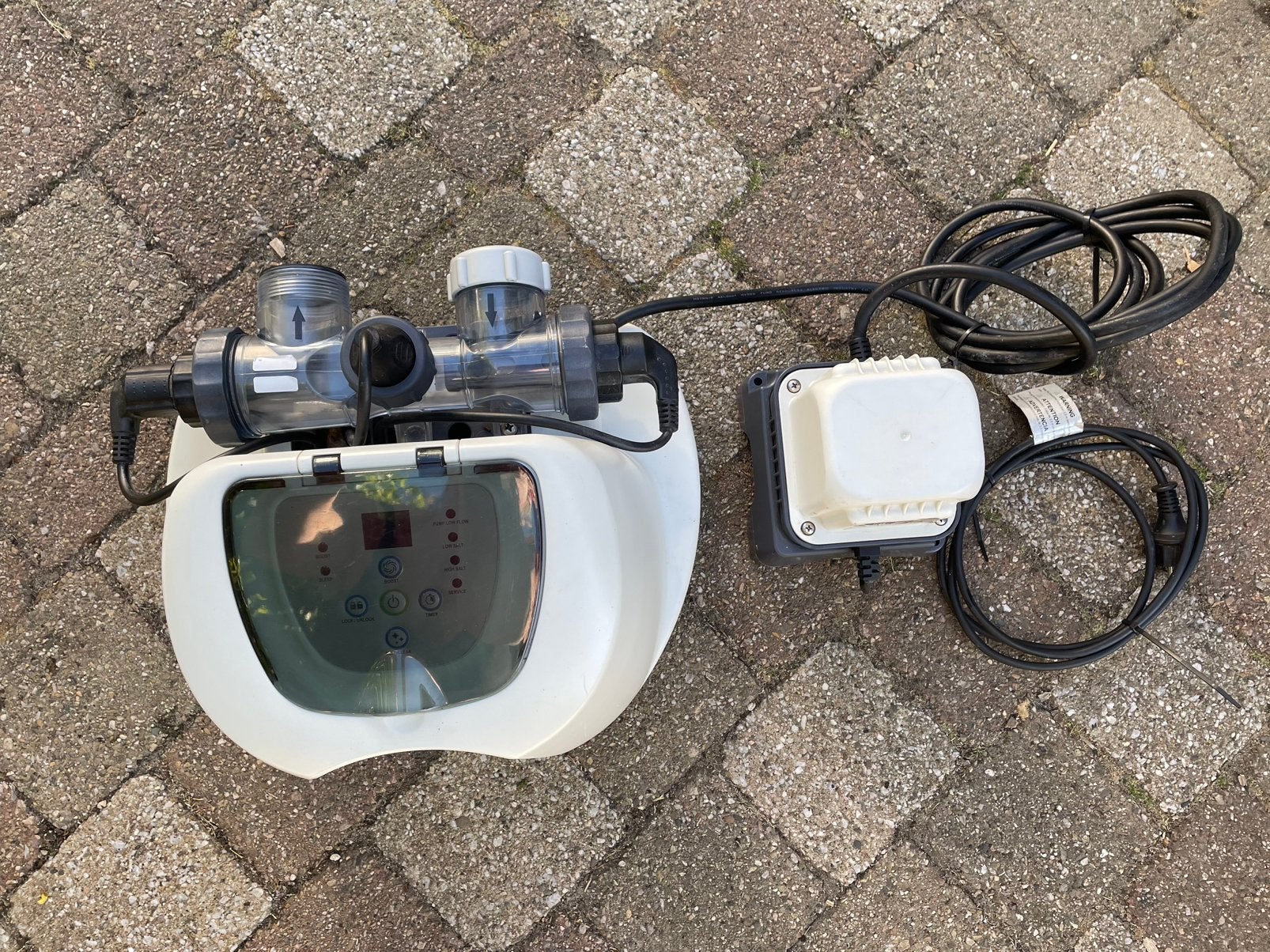 Intex zoutwatersysteem, Tuin en Terras, Zwembad-toebehoren, Ophalen, Zo goed als nieuw, Zwembadpomp