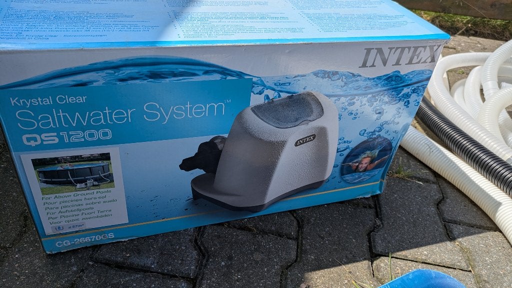Intex QS1200 Zoutwater systeem Krystal Clear, Tuin en Terras, Zwembad-toebehoren, Gebruikt, Overige typen, Ophalen of Verzenden