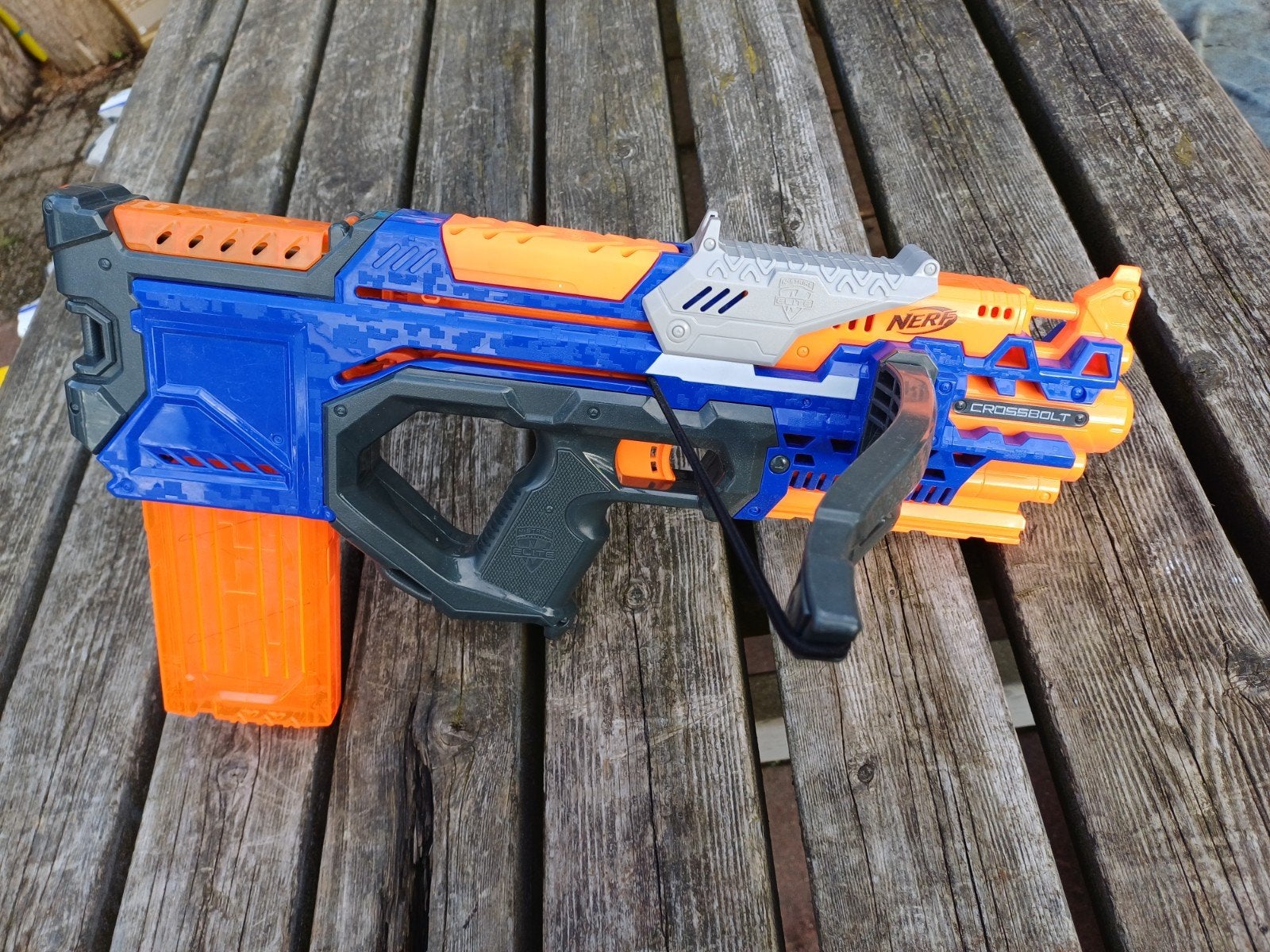 Nerf N-strike Crossbolt, Ophalen of Verzenden, Gebruikt