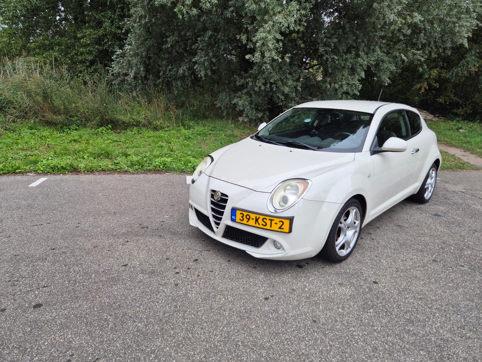 Alfa Romeo MiTo 1.4 Turbo 99KW Multi AIR 2010 Wit, Auto's, Voorwielaandrijving, Zwart, 4 cilinders, Origineel Nederlands