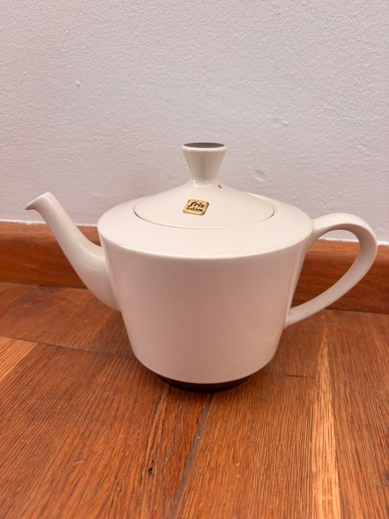 Fris Edam theepot “Jubilant” (1958)  iconisch Dutch design, Antiek en Kunst, Ophalen of Verzenden
