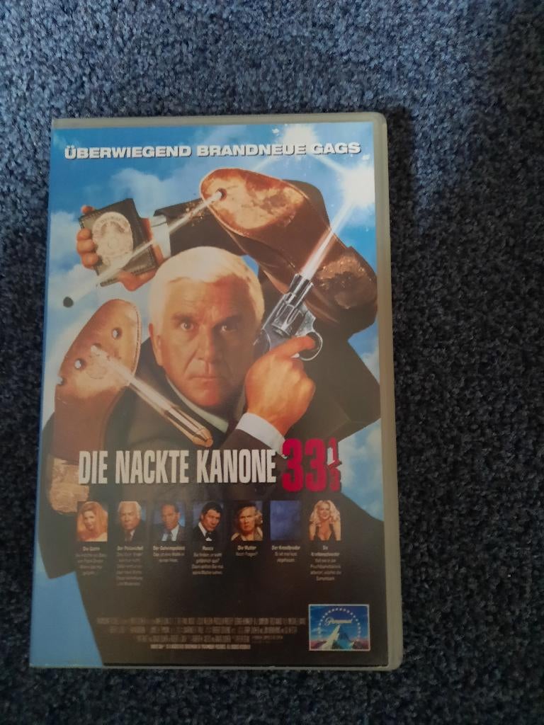 THE NAKED GUN 33 1/3 Top 80's Komedie DUITSE versie Op VIDEO, Cd's en Dvd's, VHS | Film, Alle leeftijden, Ophalen of Verzenden