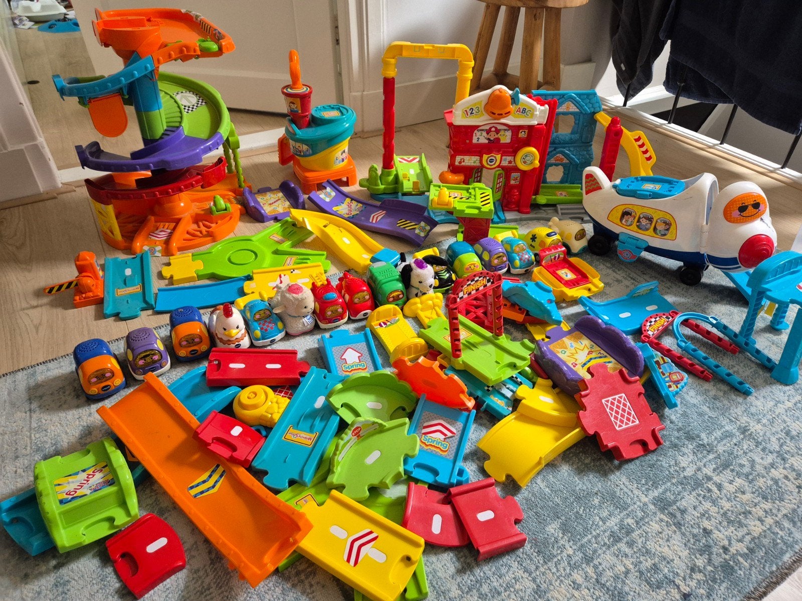 Grote VTech Toet Toet Auto's en Zoef Zoef Dieren set, Ophalen of Verzenden, Gebruikt, Jongen of Meisje