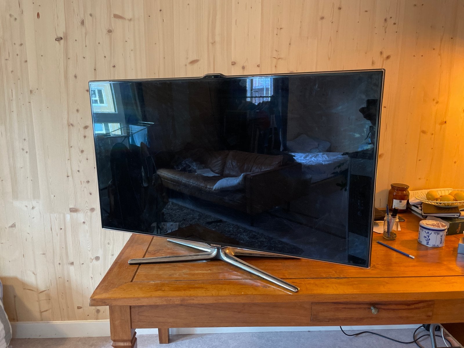 Samsung LED TV 46 inch, Ophalen of Verzenden, Gebruikt, 100 cm of meer, Samsung
