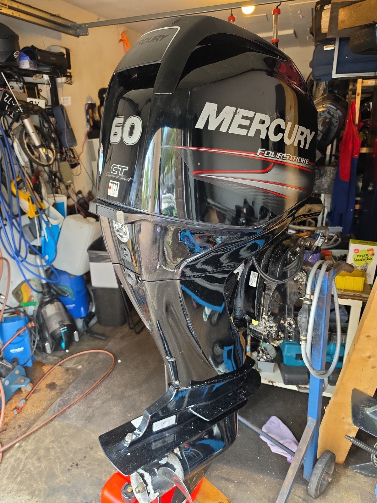 mercury 60pk 4takt efi langstaart powertrim bj 2019, Met afstandsbediening, Ophalen of Verzenden, Zo goed als nieuw, 30 pk of meer