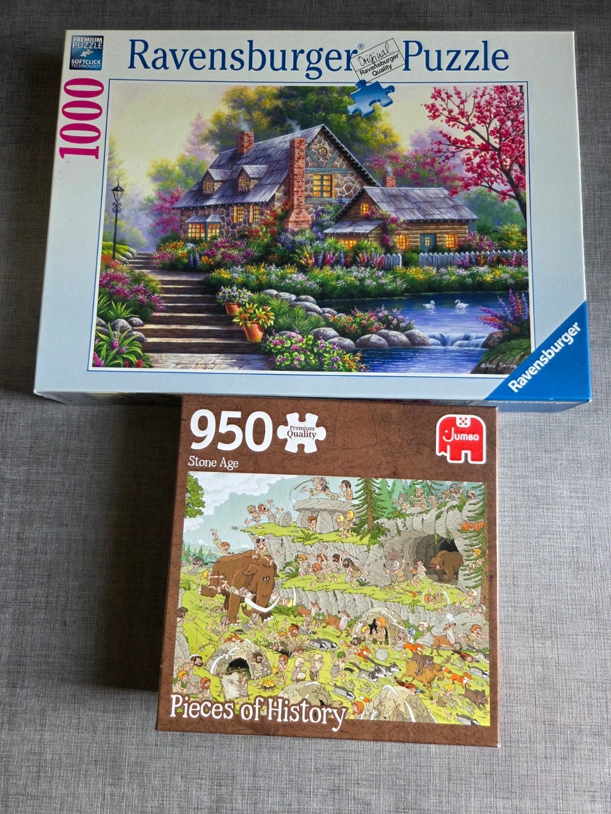 Jan van Haasteren en Ravensburger Puzzels (diverse), Ophalen of Verzenden, 500 t/m 1500 stukjes, Gebruikt, Legpuzzel