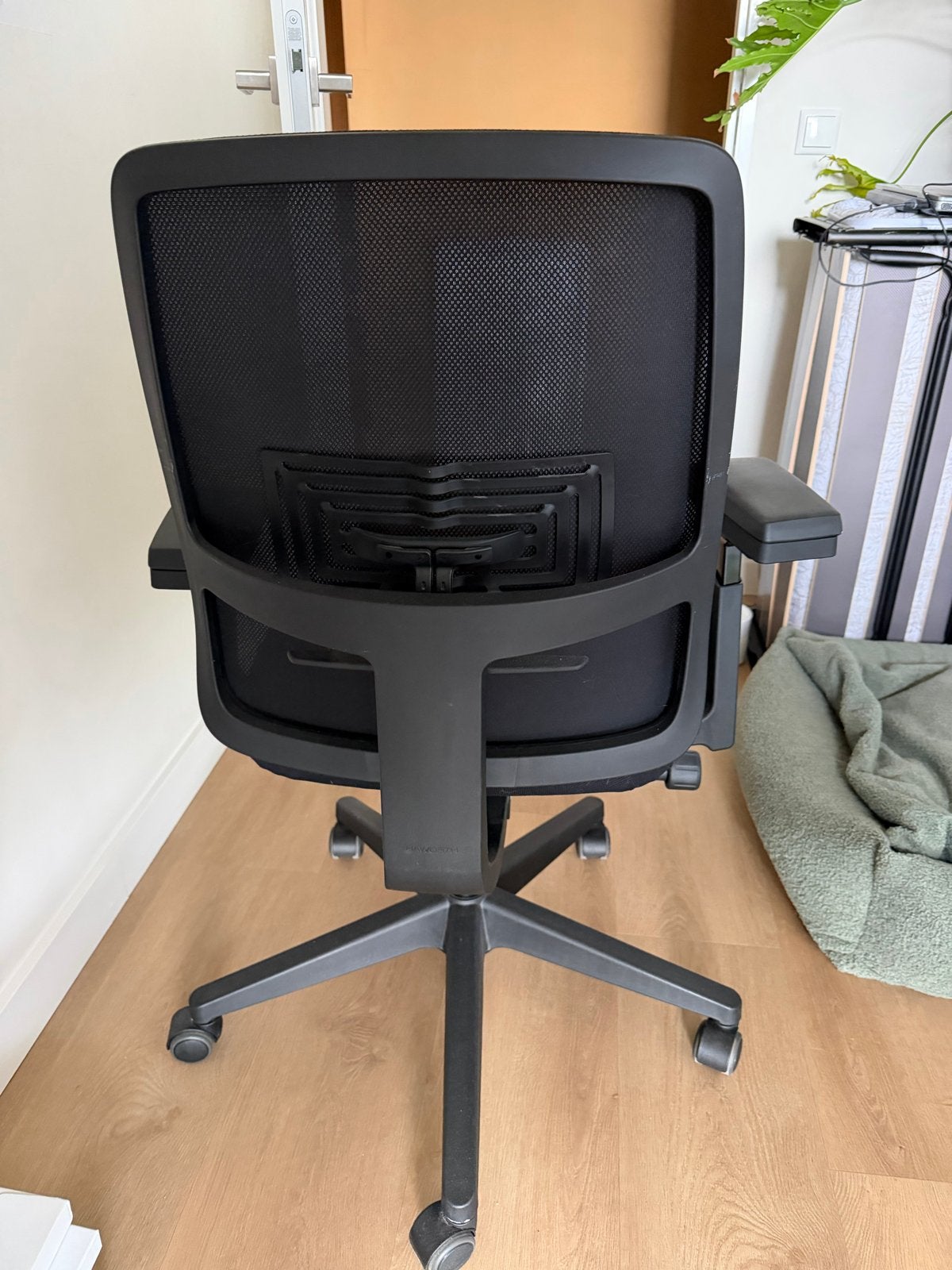 Zwarte Bureaustoel met Ergonomische Kenmerken, Ophalen, Gebruikt, Zwart, Bureaustoel
