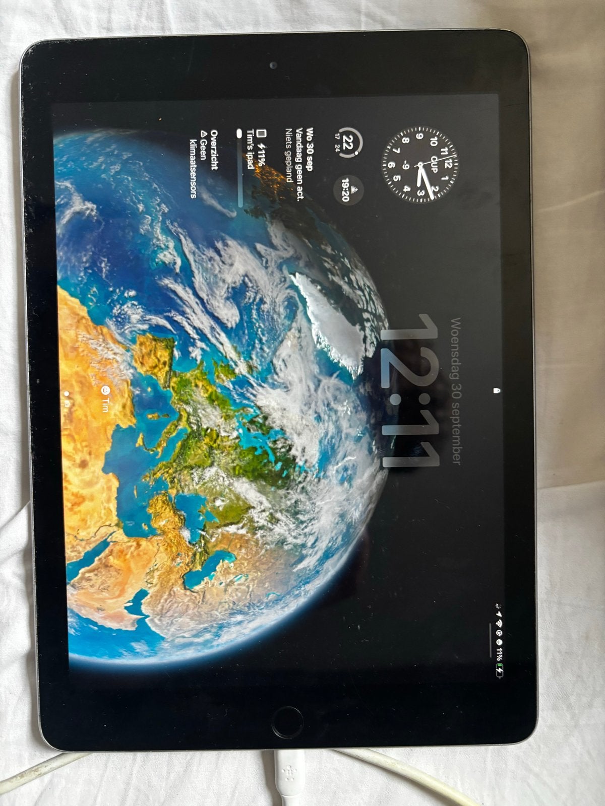 Apple iPad 6e generatie met Apple Pencil en hoesje, Computers en Software, Ophalen of Verzenden, Zo goed als nieuw, Apple iPad