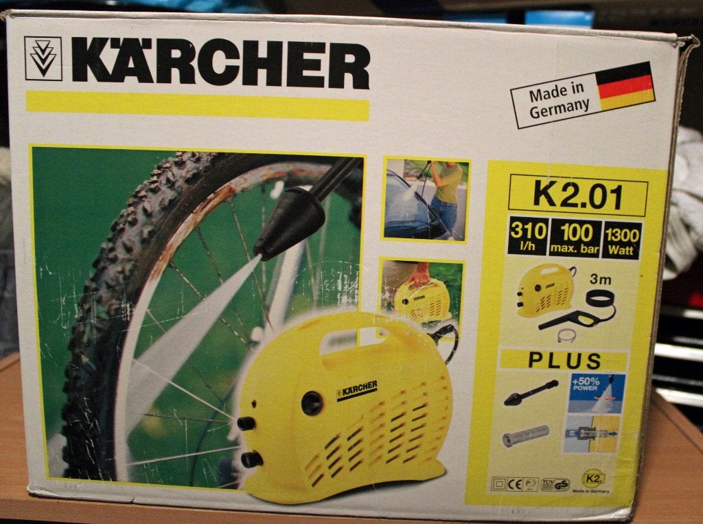 Kärcher hogedruk reiniger (K2.01)met T300 racer, Ophalen of Verzenden, Gebruikt, Elektrisch, Kärcher
