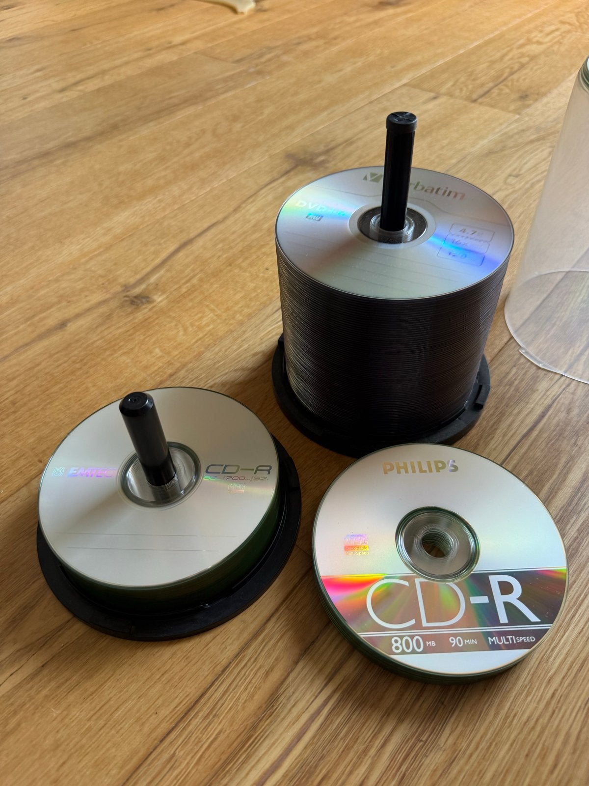 Diverse CD-R en DVD+R schijven - Verbatim, Philips, Emtec, Computers en Software, Ophalen of Verzenden, Nieuw, Cd, Op spindel