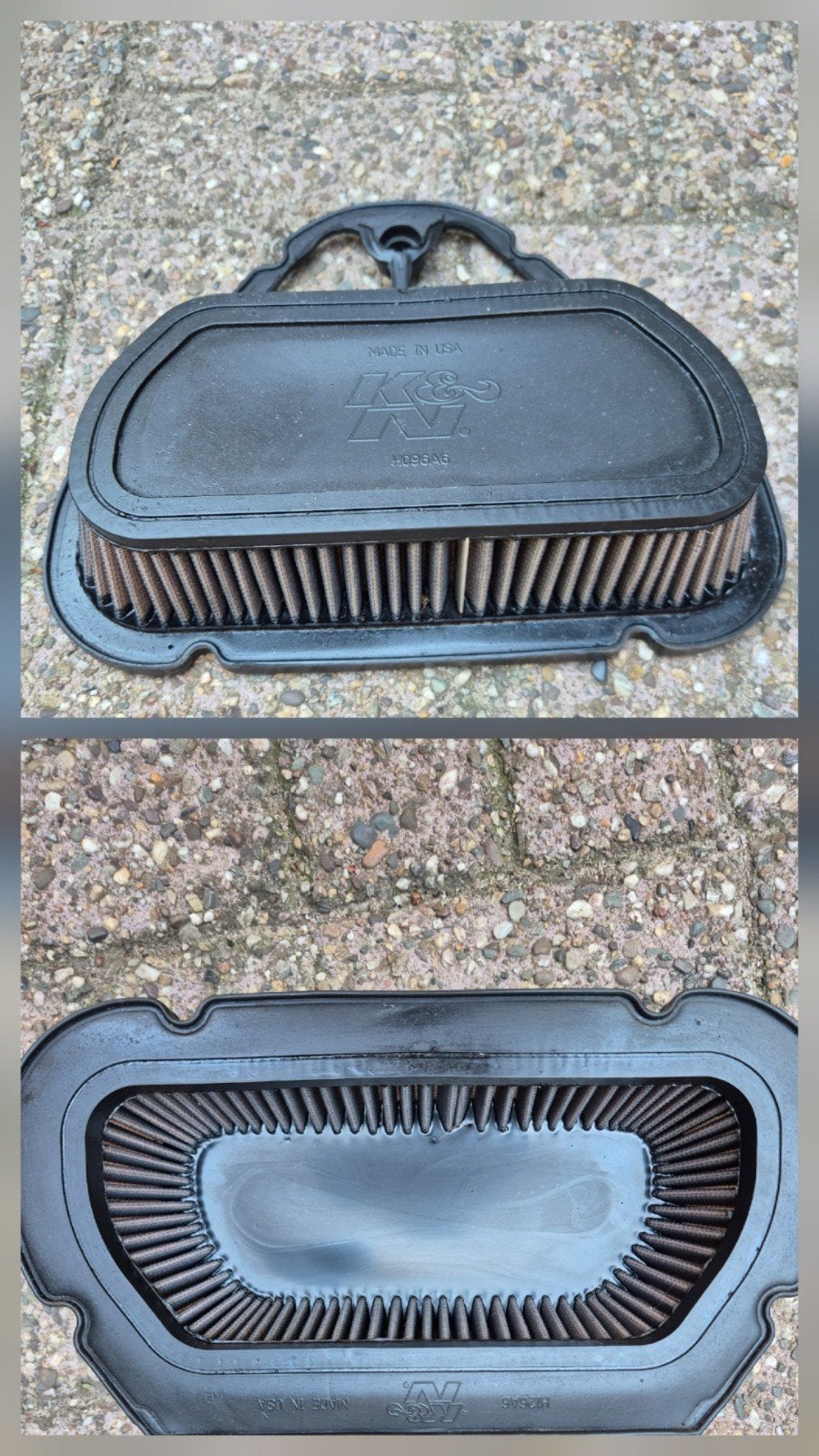 Yamaha YZF R6 1999-2002 / K&N permanent luchtfilter, Ophalen of Verzenden, Gebruikt