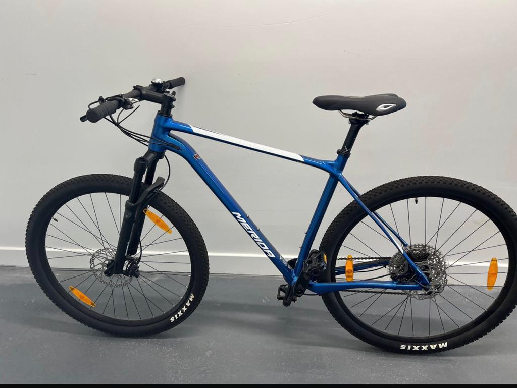 Mountainbike merk Merida Blauw Big-Nine 600 Aluminium, Ophalen of Verzenden, Zo goed als nieuw, Merida