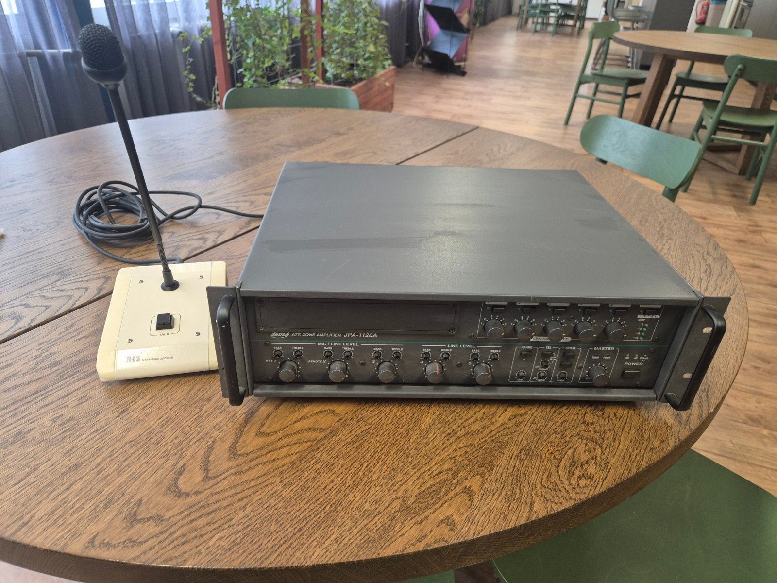 Jedia amplifier JPA-1120A, Ophalen of Verzenden, Gebruikt, Minder dan 500 watt