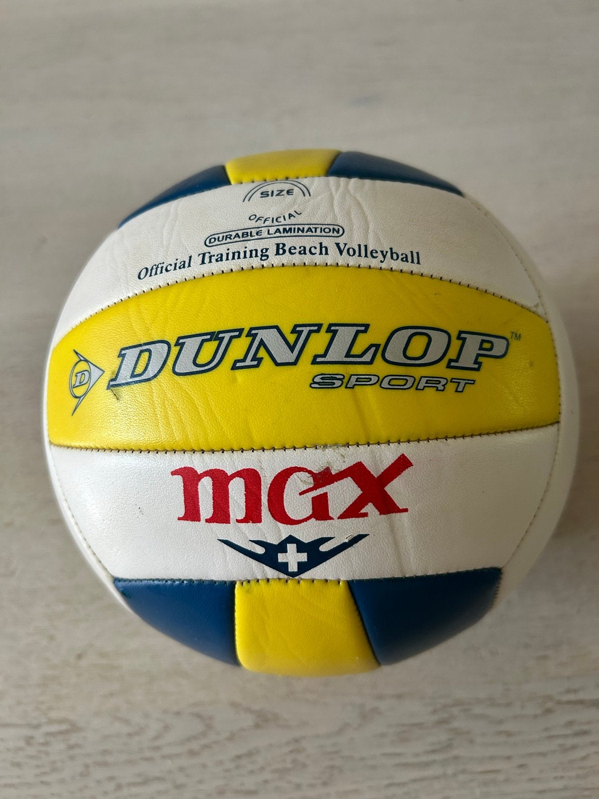 Dunlop Sport Beachvolleybal - Geel, Blauw, Wit, Ophalen of Verzenden, Gebruikt